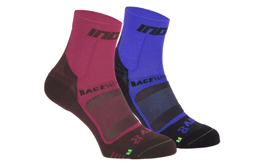 Inov-8 Race Elite Pro (Twin Pack) Womens Socks Pink/Black/Blue/Black Australia (YPUFJN163)